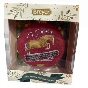 Breyer Horses 2021 Artist Holiday Collection Ornament Thoroughbred &  Warmblood